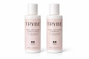 TRYBE Curl Defining Shampoo & Conditioner 60ml Travel Duo Set Unsealed